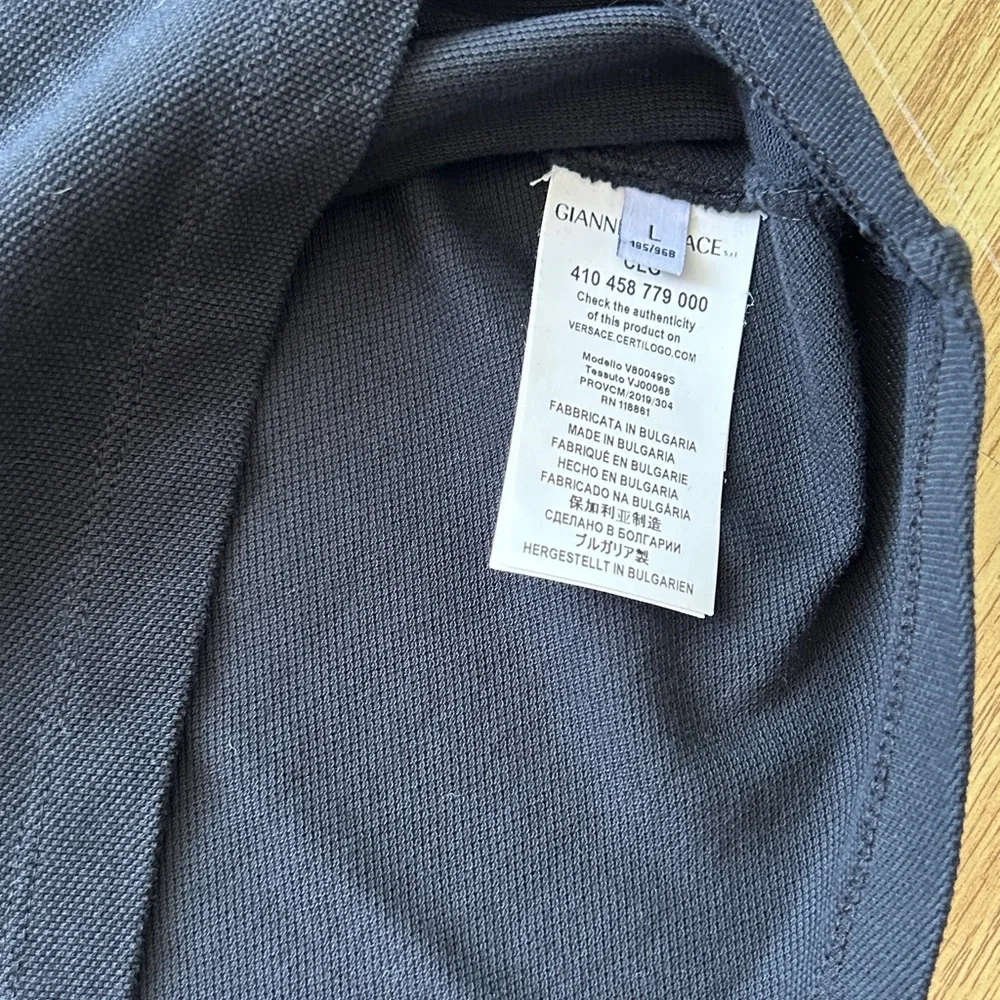 Authentic Versace Collection half Medusa polo shirt.  Pre owned, wore once. - Picture 3 of 5